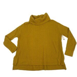 Maeve By Anthropologie Size XS Ribbed Turtleneck Oversized Sweater NWT